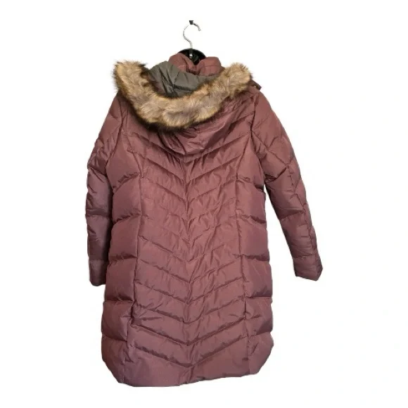 NWT Eddie Bauer Quilted Puffer Coat in Mauve - Size PXL- Needs to be patched - Picture 4 of 8